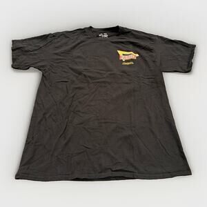 In-N-Out Oregon Mens Black Short Sleeve T-Shirt Size L Large 100% Cotton